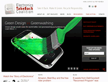 Tablet Screenshot of electronicstakeback.com